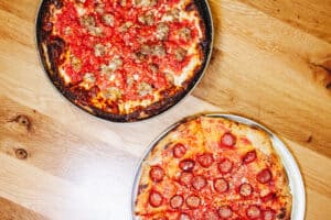 labriola's chicago style deepdish pizza