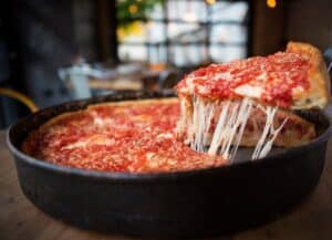 chicago style deep dish pizza loumalnatis